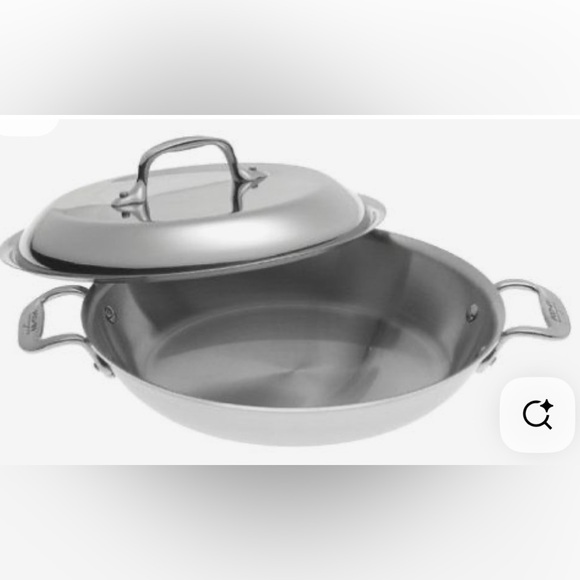 🥘HP🥘All Clad Petite Master Chef Braiser Pan wLid - Picture 2 of 7